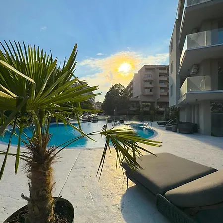 Modern Near Cacao Beach, Pool - Balcony 4 Guests Sunny Beach
